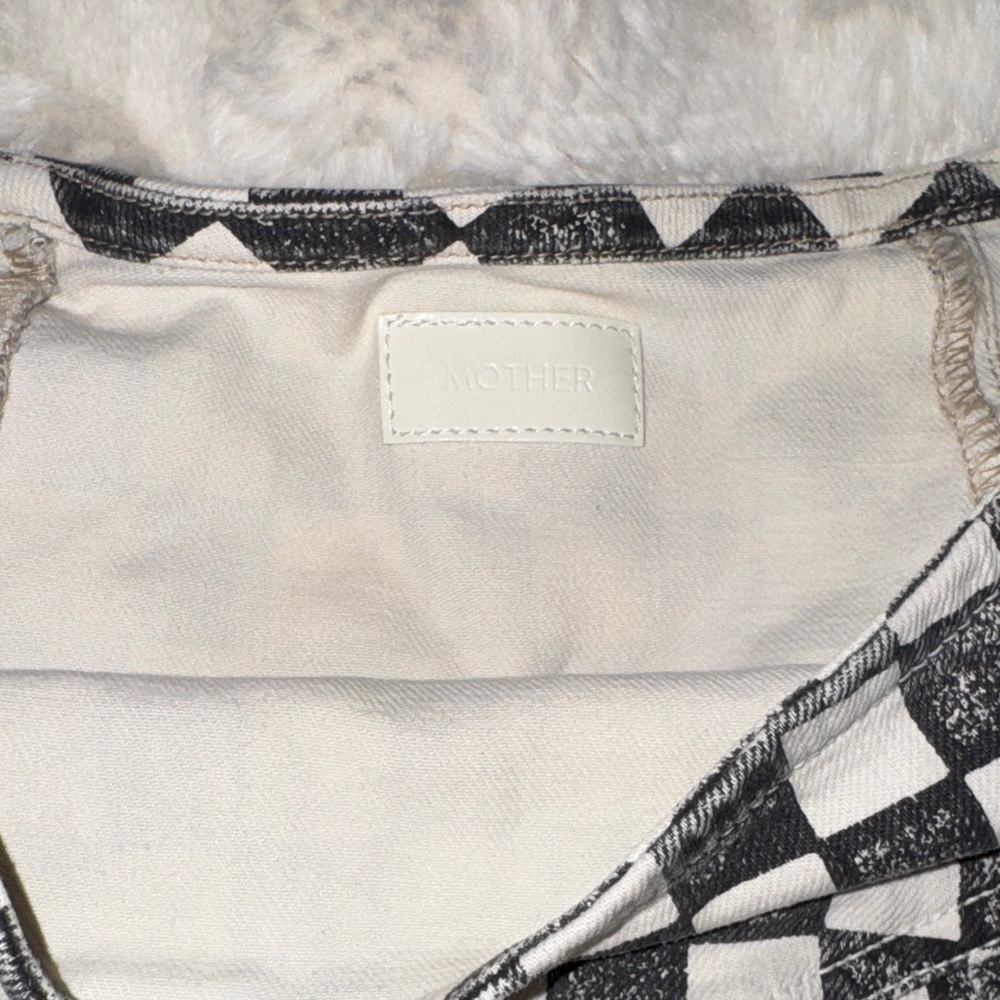 Mother Checkered Flag Mini Skirt - Picture 2 of 4
